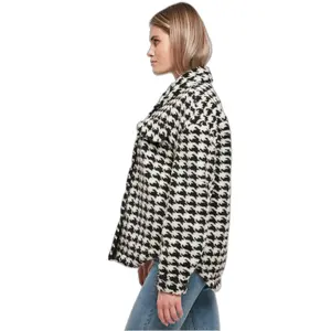 Women's sherpa overshirt Urban Classics AOP image-5