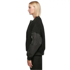 Casaco sherpa de tamanho exagerado para mulheres Urban Classics image-5