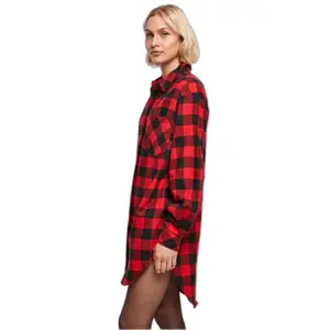 Robe chemise oversize en flanelle à carreaux femme Urban Classics image-5