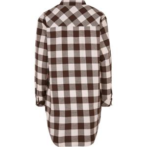 Women's oversized flannel shirt dress Urban Classics image-3