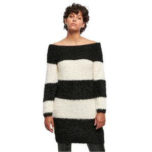 Damesjurk met off-the-shoulder veren Urban Classics GT image-2