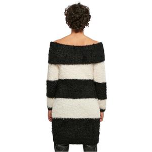 Damesjurk met off-the-shoulder veren Urban Classics GT image-4