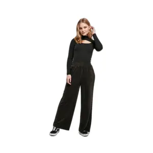 Rakt velourbyxor för kvinnor Urban Classics GT image-2