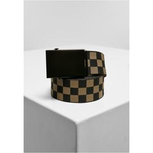 Cintos de lona axadrezados e lisos Urban Classics (x2) image-1