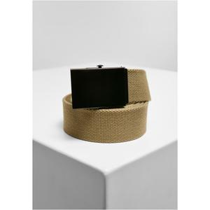 Cintos de lona axadrezados e lisos Urban Classics (x2) image-2