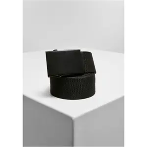 Cinturones de lona a cuadros y lisos Urban Classics (x2) image-2