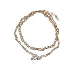 Necklace Urban Classics Diamond Zodiac Leo image-0