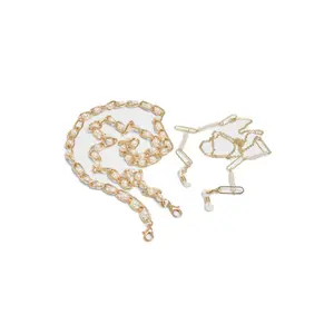 Schmuck mit Perlen Urban Classics Multifunctional (x2) image-0