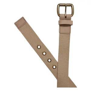 Canvas belt with eyelets Urban Classics image-1