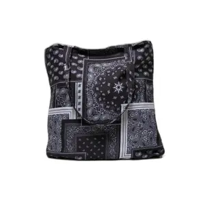 Tote bag with bandana motif Urban Classics Patchwork