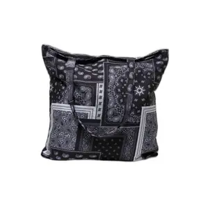 Tote bag with bandana motif Urban Classics Patchwork image-1