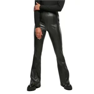 Flared Trousers in synthetic leather woman Urban Classics image-2