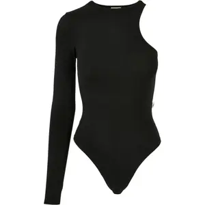 Asymmetrisk bodysuit til kvinder Urban Classics Organic Stretch image-0