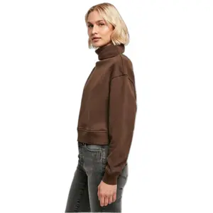 Women's high neck crew neck sweatshirt Urban Classics Organic GT image-5