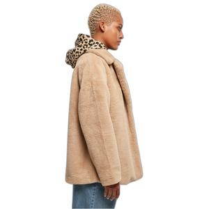 Abrigo de mujer Urban Classics Lapel Teddy GT image-5