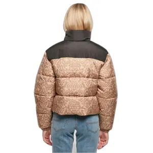 Doudoune rétro femme Urban Classics AOP Retro image-4