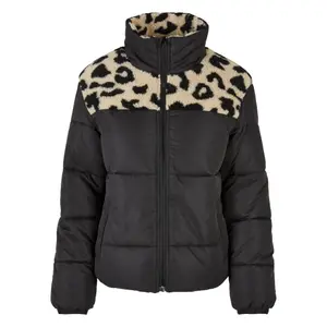 Mixed sherpa jacket for women Urban Classics AOP Sherpa image-0