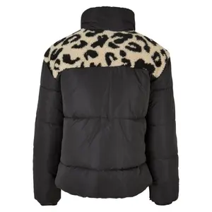 Mixed sherpa jacket for women Urban Classics AOP Sherpa image-3
