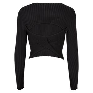 Pullover court tricot côtelé à dos torsadé femme Urban Classics image-1