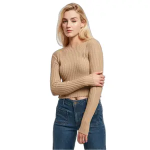 Pullover court tricot côtelé à dos torsadé femme Urban Classics image-2