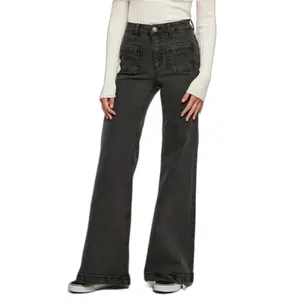 Jeans flared woman Urban Classics Vintage image-1