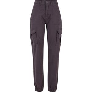 tb5454-07890-cargo-byxor-i-bomull-for-kvinnor-urban-classics-twill-utility-mork-sten