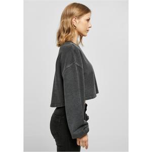 Sweatshirt col rong court éponge à petites broderies femme Urban Classics image-6