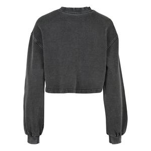 Sweatshirt col rong court éponge à petites broderies femme Urban Classics image-1