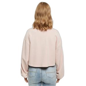 Felpa a girocollo colletto rong court spugna con piccoli ricami donna Urban Classics image-4