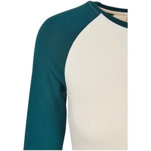 Långärmad T-shirt i ekologisk gröda för damer Urban Classics Retro Baseball image-3