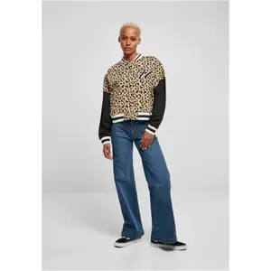 Overdimensioneret jakke til kvinder Urban Classics AOP College image-2