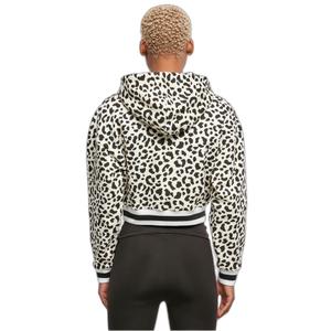 Sweat à capuche court femme Urban Classics AOP College image-4