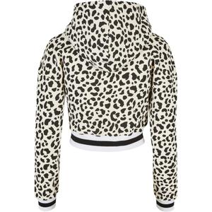 Sweat à capuche court femme Urban Classics AOP College image-3