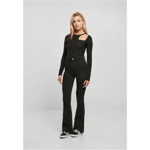 Body manica lunga bio tagliata da donna Urban Classics image-3