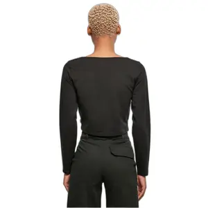 T-shirt crop manches longues femme Urban Classics Organic image-4