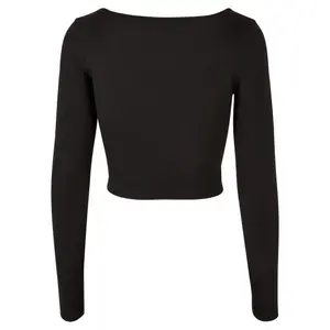 T-shirt crop manches longues femme Urban Classics Organic image-3