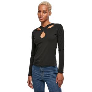Women's long sleeve T-shirt Urban Classics Crossed Cut Out image-2