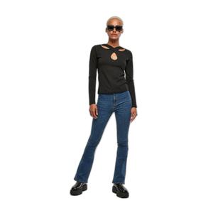 Women's long sleeve T-shirt Urban Classics Crossed Cut Out image-1