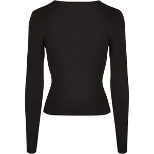 Women's long sleeve T-shirt Urban Classics Crossed Cut Out image-5