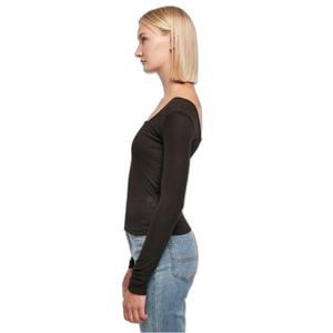 Women's long sleeve ribbed bodysuit Urban Classics image-5