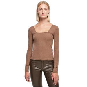 Geribde damesbody met lange mouwen Urban Classics GT image-2