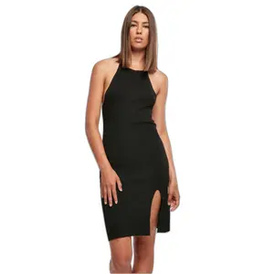 Vestido de malha com nervuras para mulheres Urban Classics image-2