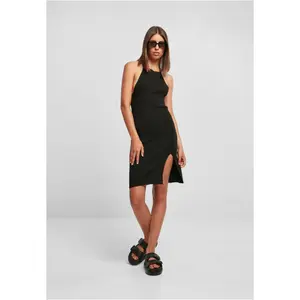 Vestido de malha com nervuras para mulheres Urban Classics image-3