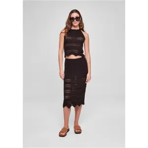 Tank top court knitted woman Urban Classics image-1