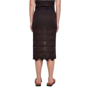 Skirt knit crochet 3/4 woman Urban Classics image-6