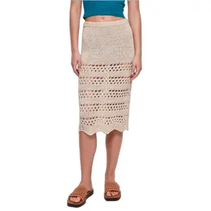 Skirt knit crochet 3/4 woman Urban Classics image-4
