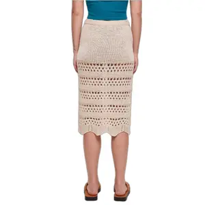 Skirt knit crochet 3/4 woman Urban Classics image-6