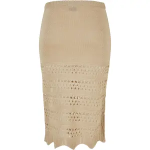 Skirt knit crochet 3/4 woman Urban Classics image-1