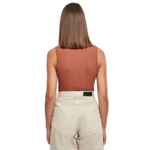 Body sleeveless ribbed knit woman Urban Classics image-4