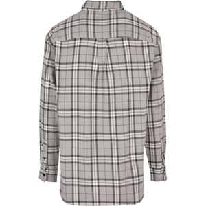 Skjorta Urban Classics Long Oversized Grey Check GT image-3